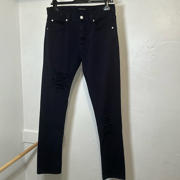 Helmut Lang Blue Ripped Cotton Pans Size 31x32 GREAT CONDTION - Picture 1 of 16